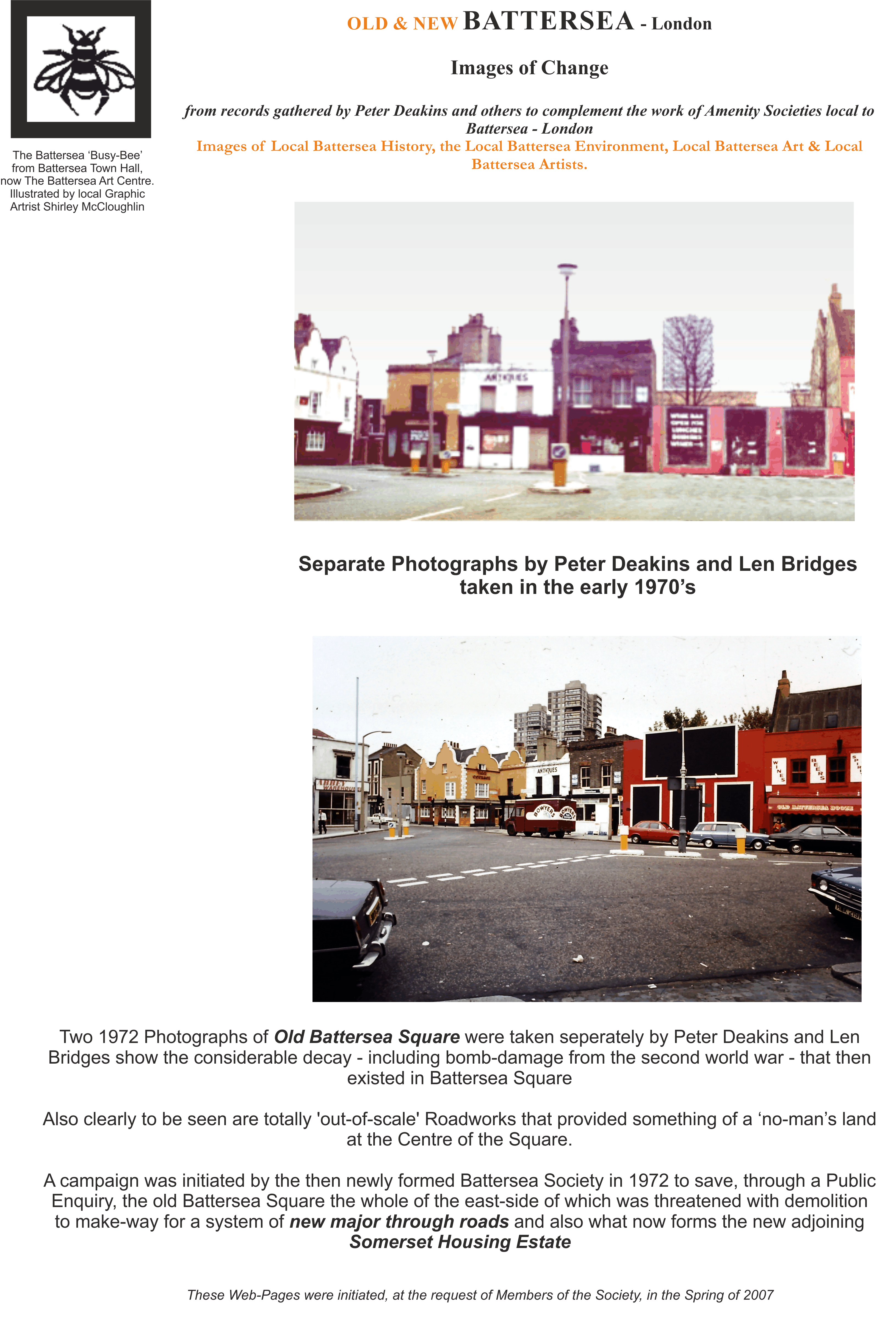 Battersea Society -  Saving Old Battersea Square