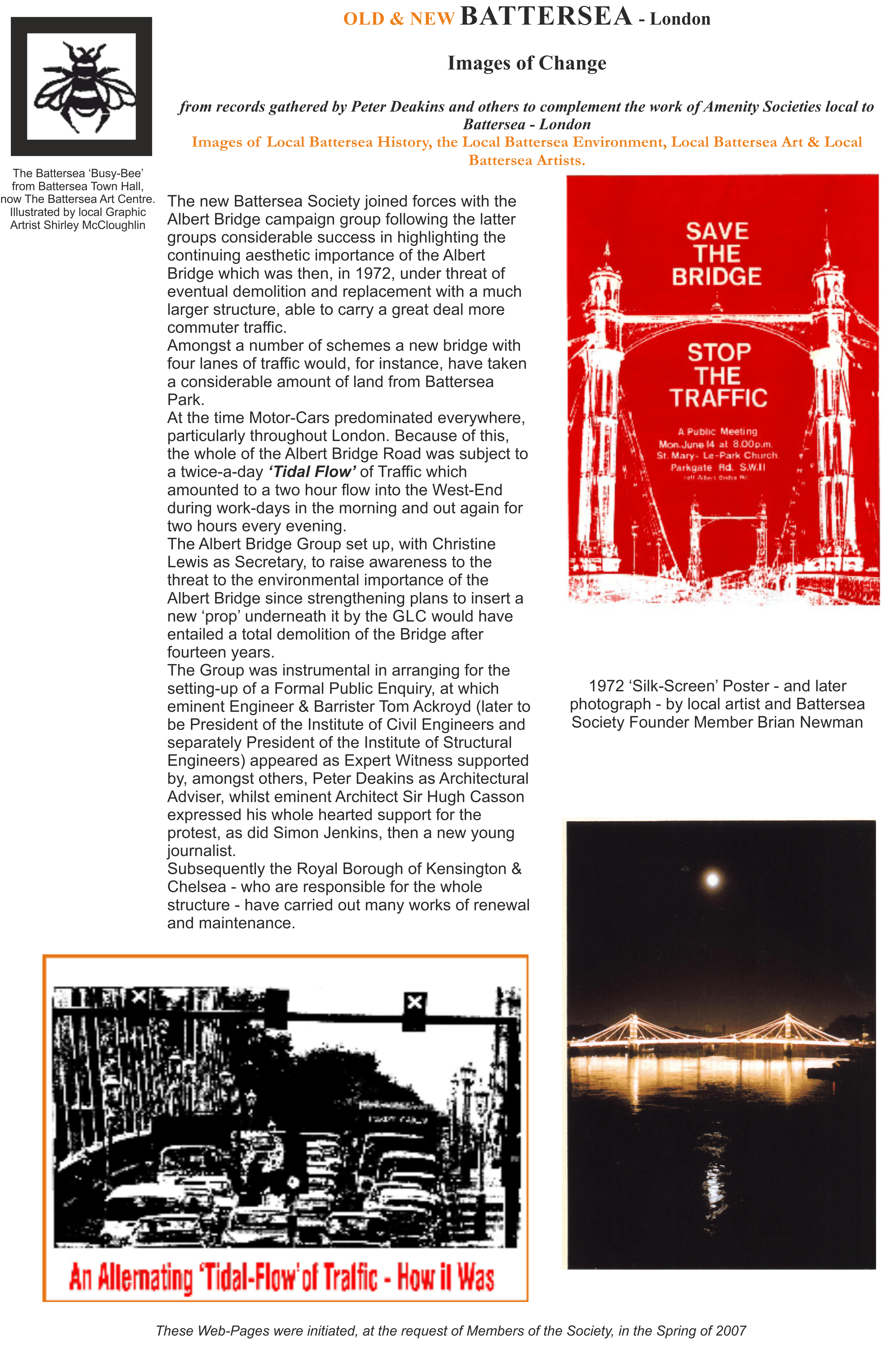 Battersea Society - Saving Albert Bridge